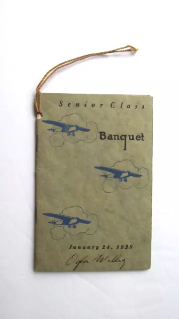 Harrison Tech High School Jan 28, 1926 Senior Class Banquet Program