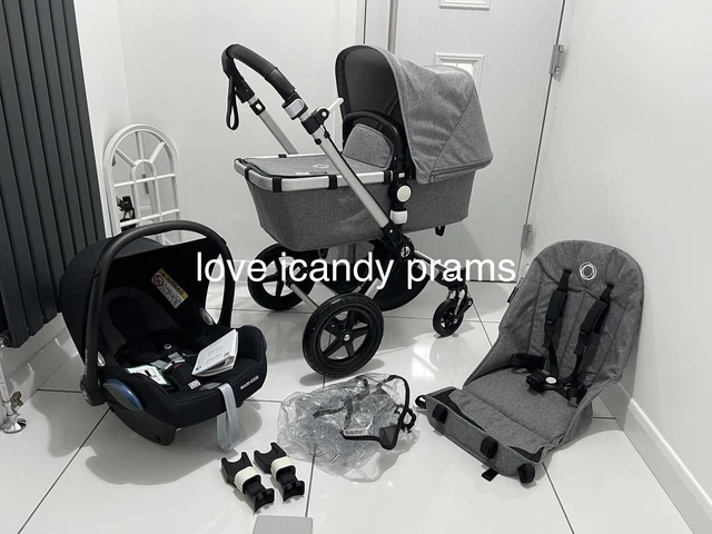 Bugaboo Cameleon 3 Grey Melange With new Car Seat 🖤🖤🖤