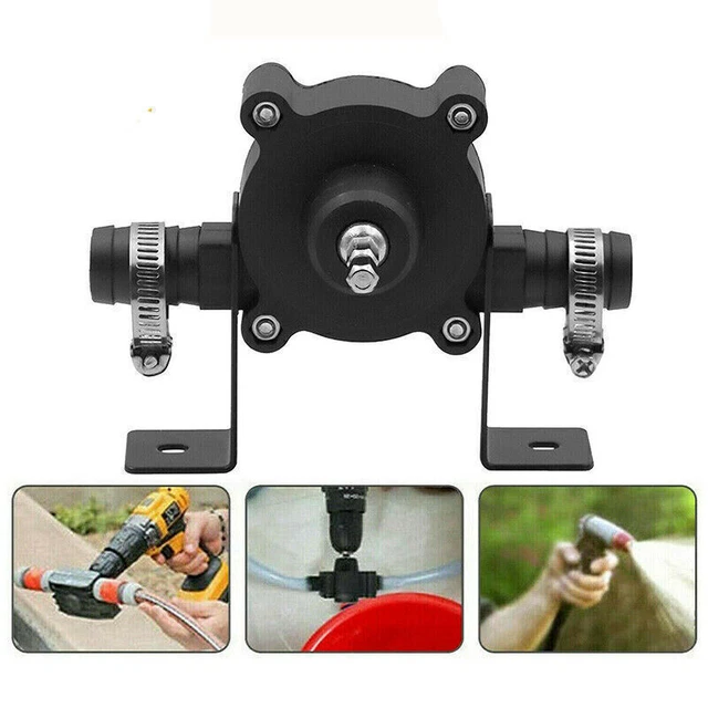 Home Electric Drill Drive Self Priming Pump Water Oil Fluid Transfer Pumps Tools