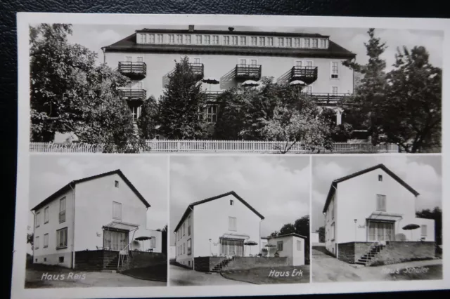 PK POSTKARTE KURSANATORIUM MÜLLER, BAD KÖNIG, gelaufen 1958 mit 10Pf. Heiße