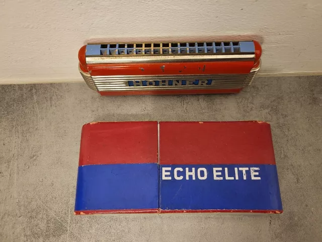 Harmonica Honer Echo Elite In Box 3