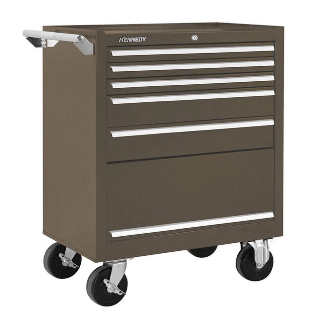 KENNEDY 295XB Rolling Tool Cabinet, Brown,Heavy Duty