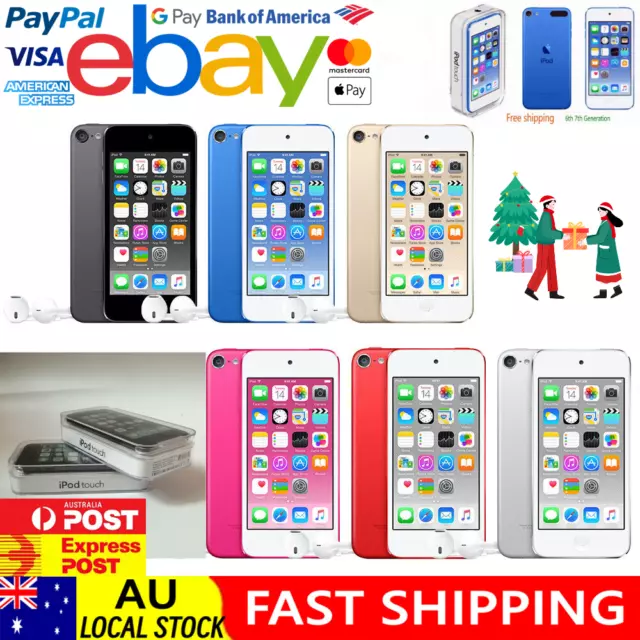 🎁Apple iPod Touch 5th/6th/7th Generation 32/64/128/256GB All colors AU Stock🎁