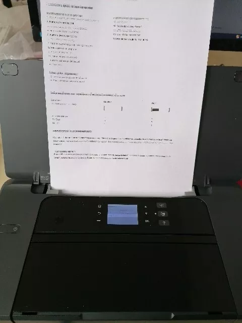 Imprimante mobile sur batterie HP officejet 200