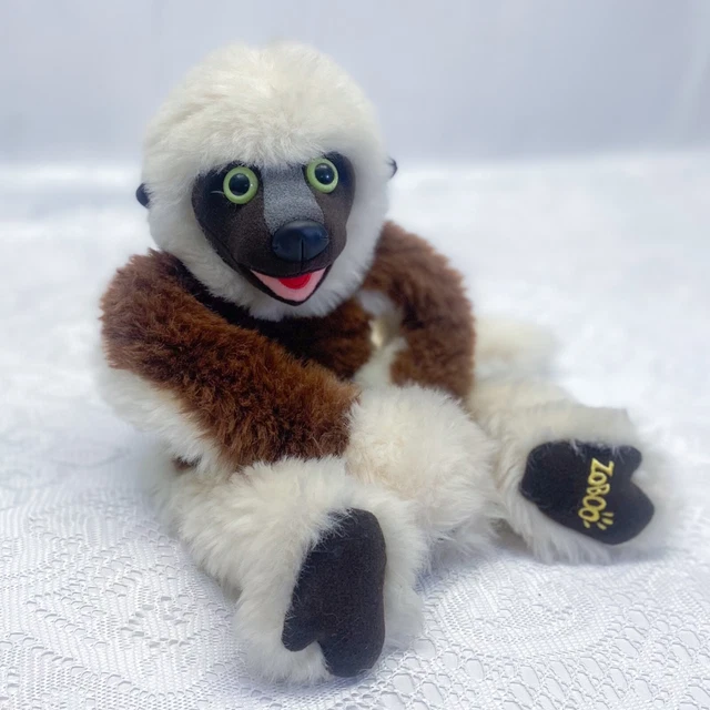 VINTAGE EDEN ZOBOOMAFOO Plush ZoBoo Stuffed Animal Lemur Monkey PBS