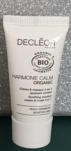 Decleor - Harmonie Calm Soothing Comfort Cream & Mask ~ sample size 5 ml ~ new