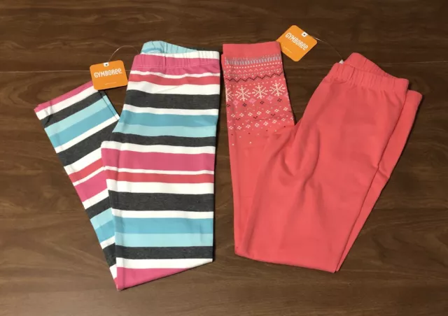 NEW 2-Pair Girls Gymboree Leggings Size 7/8 & Size 10/12