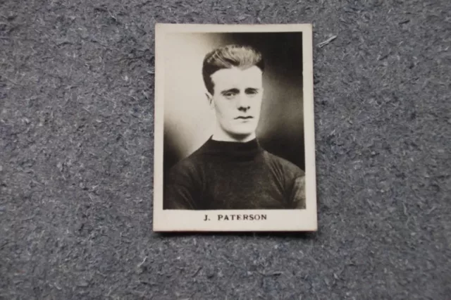 DC Thomson Footballers 1922  J.PATERSON (Sunderland)