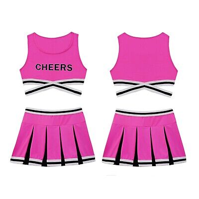 2Pcs Kids Girls Dance Performance Outfit Crisscross Sash Vest Pleated Skirt Set