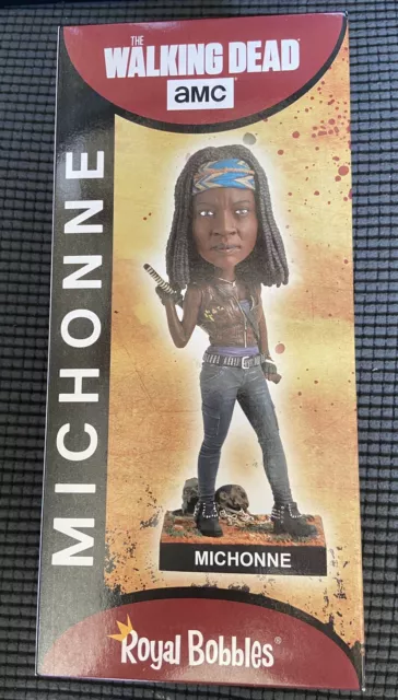 The Walking Dead Royal Bobbles Michonne Bobblehead LE NIB