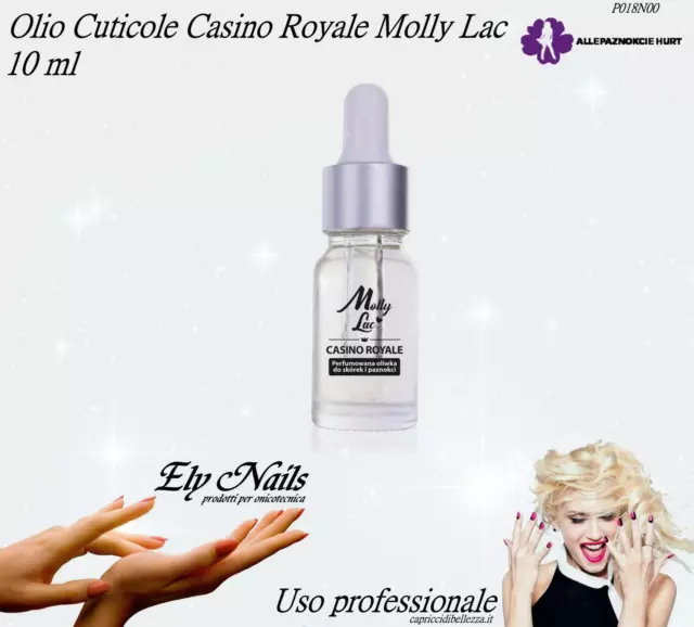 Olio Cuticole Casino Royale Molly Lac 10 ml - Allepaznokcie Ricostruzione unghie