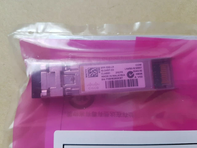 GENUINE CISCO SFP-10G-LR 10G Base LR " Transceiver Module 10-2457-02 ...