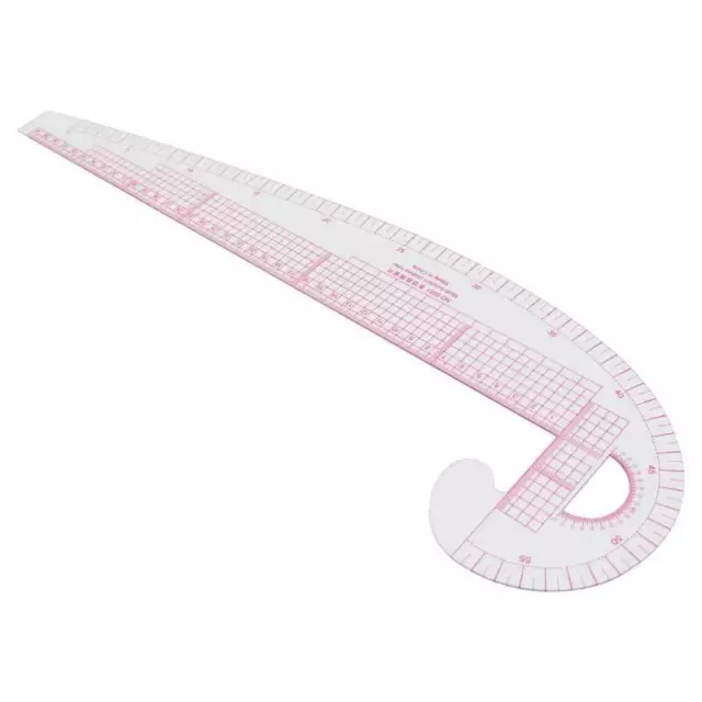 3In1 Styling Design Multifunction Plastic Ruler French 2024 Curve Straight T5K6