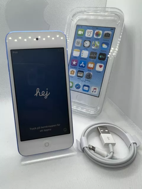 Apple iPod Touch 7. Génération 7G (128GB) Bleu Rare Utilisé #39