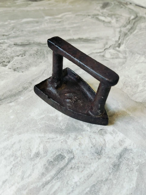 Ancien Fer à Repasser De Dentellière, France, 1900, Objet Vintage De Collection