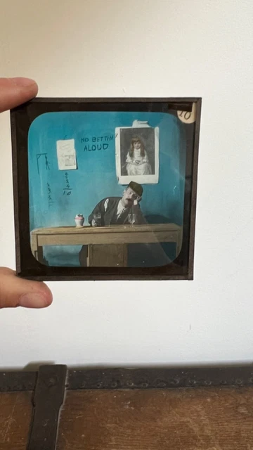 Plaque De Verre Peinte Pour Lanterne Magique – Fin XIXème, Tirage Original