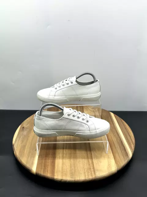 Superga bianche in pizzo top
