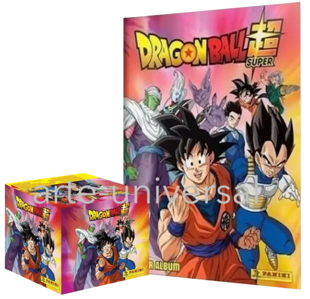 Dragon Ball Super PANINI  Stickers Collection 🔥 50 packs BOX + softcover ALBUM