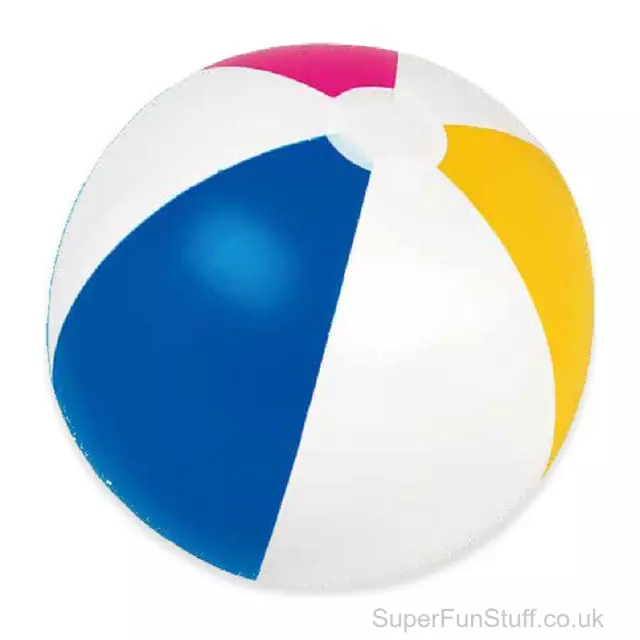 Inflatable Beach Ball Panel Design 24" For Swimming Beach & Pool Kids Play