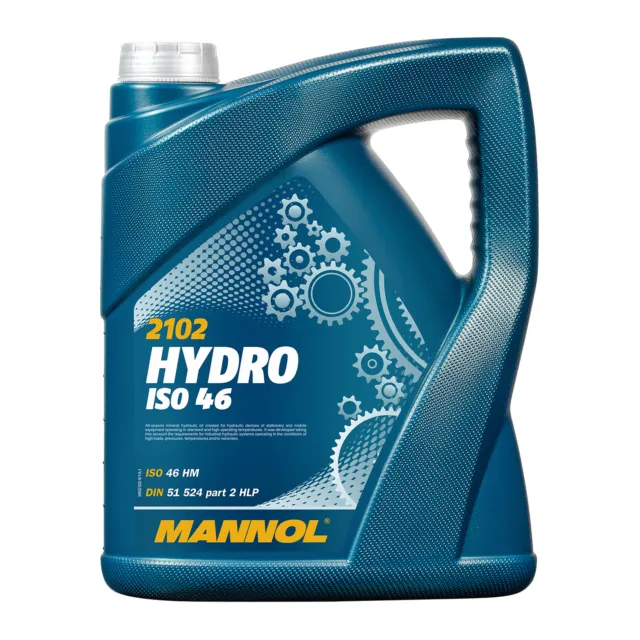 5 L Liter Mannol Central Hydrauliköl ISO 46 HLP 46 DIN 51524 Industrie Öl