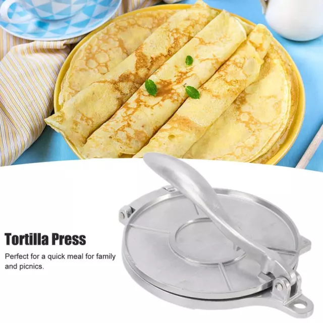 Mahlzeit Tortilla Maker Presse Ø 16/20 cm aus Aluminium Maistortillas Küche