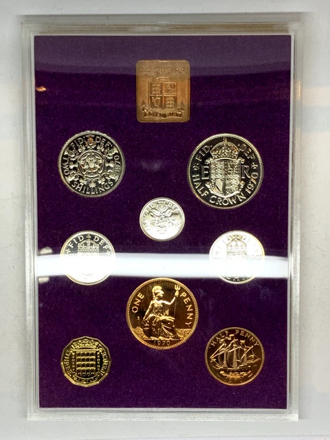 Great Britain & Northern Ireland 1970 Proof Coin Set Sealed in Original Holder