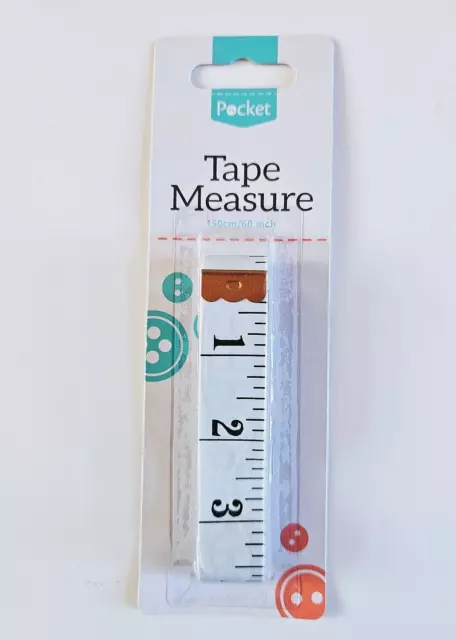 Tailor Seamstress Sewing Diet Body Cloth 150cm Ruler Tape Measure Brass Ends