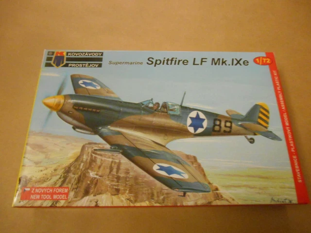 Nationwide 290 Included 1/72 Kp Model Supermarine Spitfire Lf Mk.Ixe Israeli Air