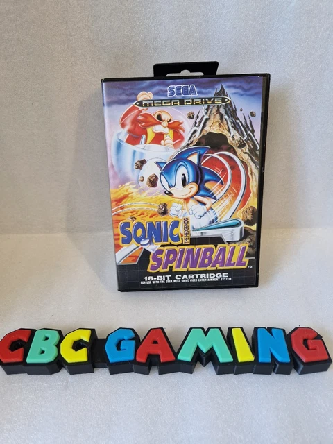 SONIC THE HEDGEHOG Spinball Mega Drive Sega Complete PAL CIB 1993 -VGC ...