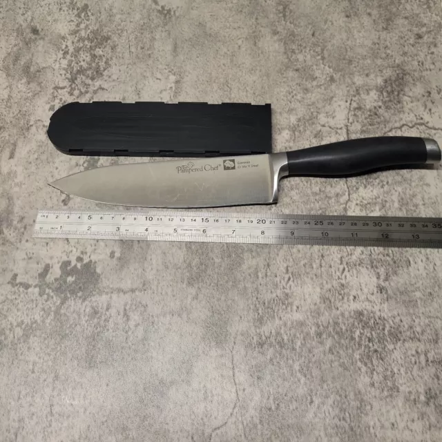 https://www.picclickimg.com/NZkAAOSwG1Bj3Ux3/PAMPERED-CHEF-8-Chefs-Knife-Butcher-With-Sheath.webp