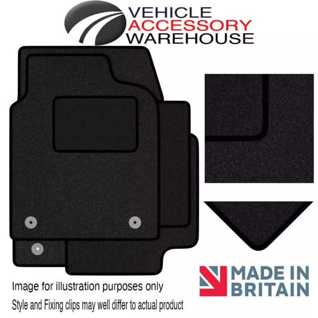 Fits Chevrolet Orlando (2011-) Tailored Fitted Black Car Mats