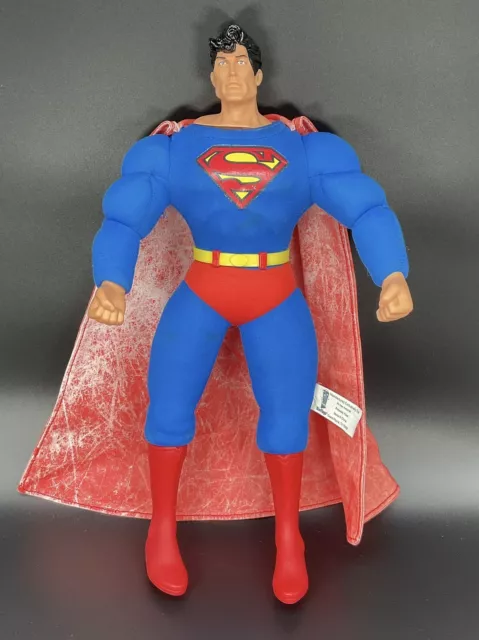 Superman DC Comics Plush Doll Stuffed Figure Toy From Six Flags 12”