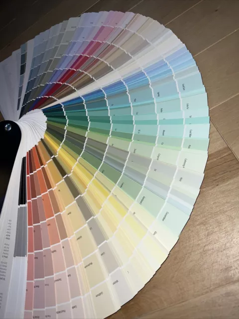 Benjamin Moore Paint Color Chart Fan Swatch Chips