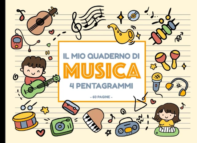 Quaderno Pentagrammato Per Chitarra - Spartiti E Tab Da Completare Per Musicisti - Foto 9