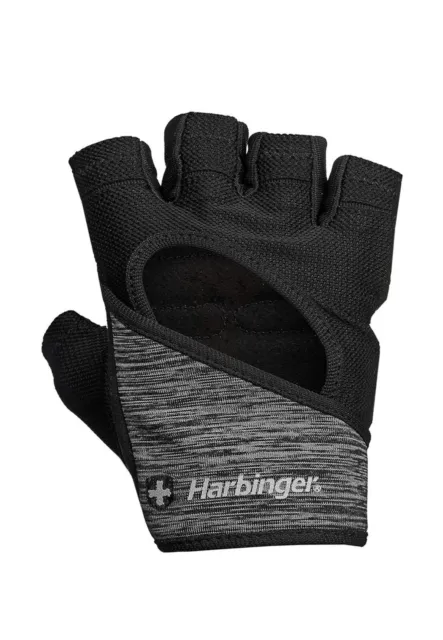 Harbinger Women's FlexFit Weight Lifting Gloves - Black/Gray Heather