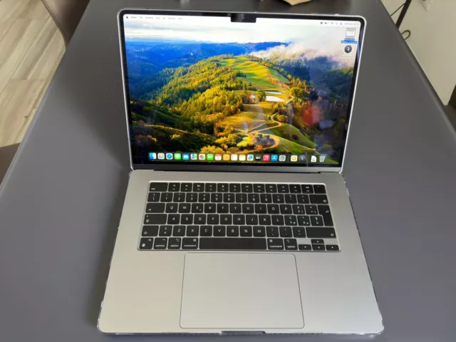 Apple MacBook Air 15,3" (256GB SSD, M2, 8GB) Laptop - Grigio Siderale