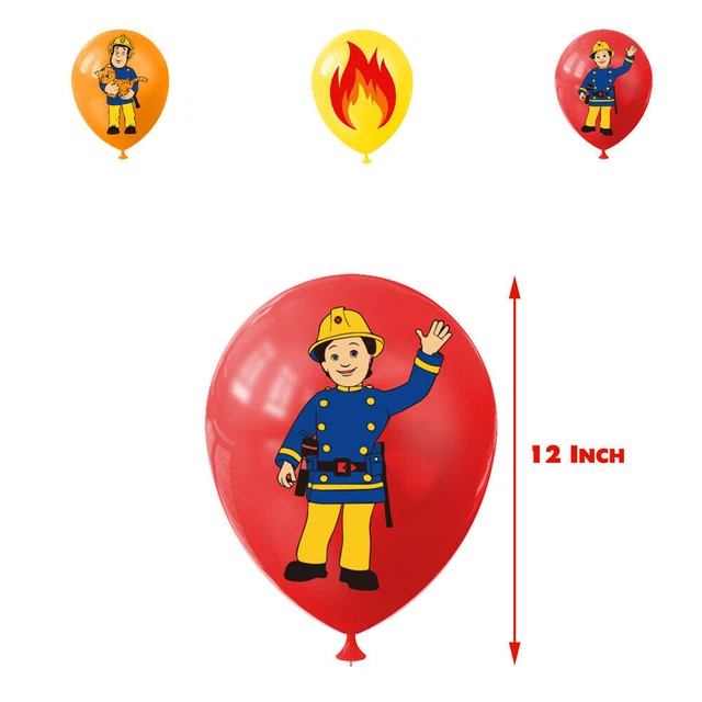 Feuerwehrmann Sam Party Deko Set Feuerwehr Kindergeburtstag Partydeko