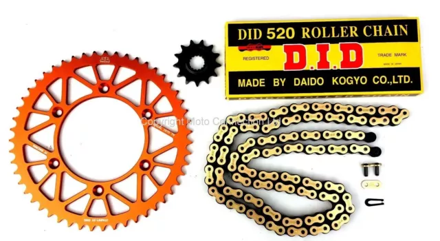 DID Chain & Sprocket Kit KTM SX125 SX150 SX250 SXF250 SXF350 SXF450  13 T / 50 T