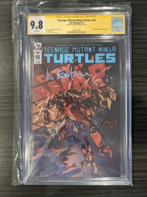 Teenage Mutant Ninja Turtles 95 CGC SS 9.8 Signed By Kevin Eastman TMNT