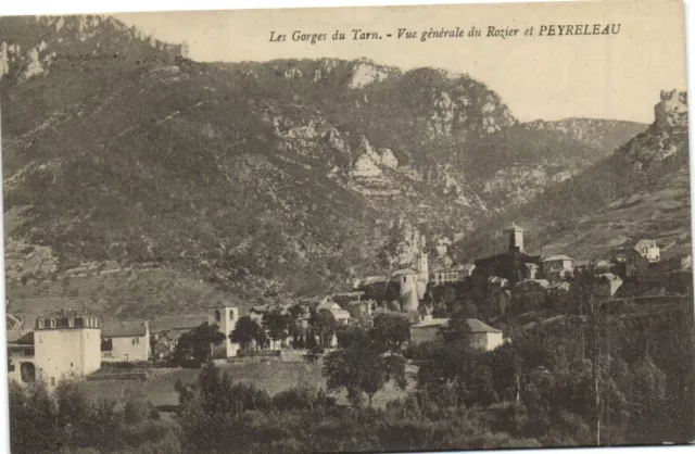 CPA Les Gorges du Tarn - Vue générale du ROZIER et PEYRELEAU (161282)