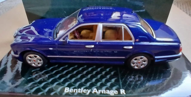 Miniature Minichamps 1/43 Bentley Arnage R Red Label Bleue 2001