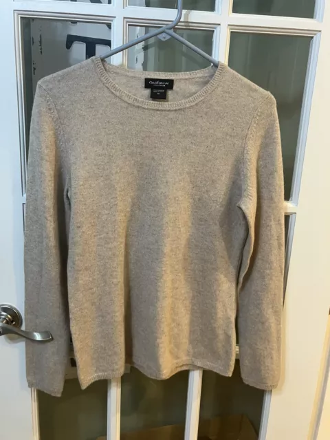 LORD & TAYLOR Cashmere Sweater Medium Pullover