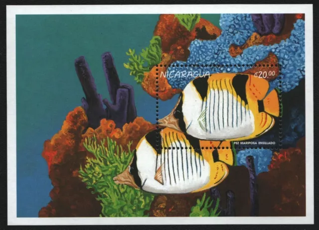 Nicaragua 1996 - Mi-Nr. Block 266 ** - MNH - Fische / Fish