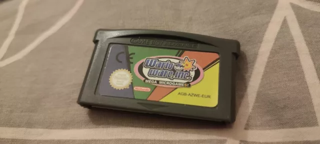 Wario Ware Inc Mega Mini games Nintendo Game Boy Advance gba ds no pokemon zelda