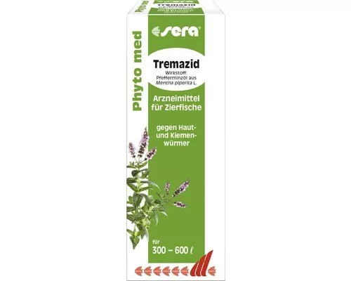 sera Phyto med Tremazid 30ml Arzneimittel für Fische Haut und Kiemenwürmer