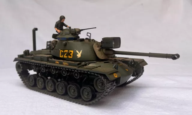 1:35 Tamiya US tank  M48 A3 Patton gebaut bemalt Panzer WK2 WWII