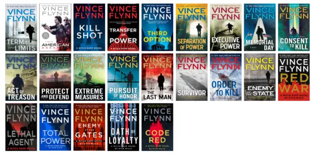 Complete Set Series - Lot of 23 Mitch Rapp American Assassin by Vince Flynn 1-23