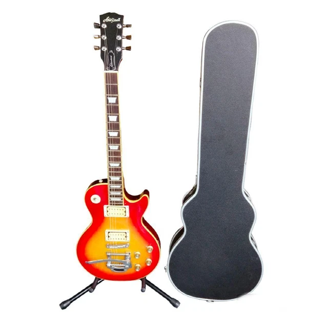 ARIA PRO II Les Paul Type Electric Guitar w Hard Case Matsumoku M5 823