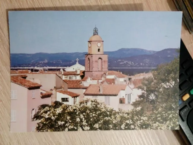 Cpsm Cpm  Carte Postale Var Saint Tropez Le Clocher