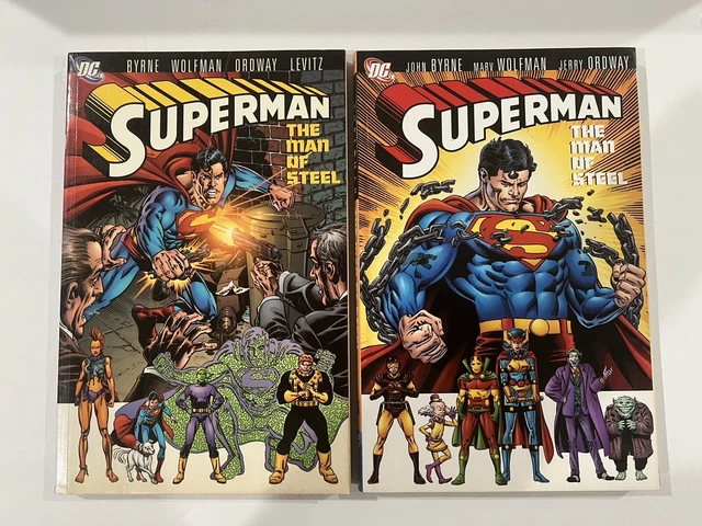 Superman - THE MAN OF STEEL Vol. 4 & 5 Graphic Novels TPB - DC